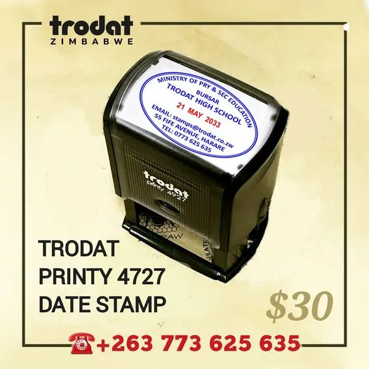 Trodat Printy 4727 Date Stamps For Sale in Zimbabwe